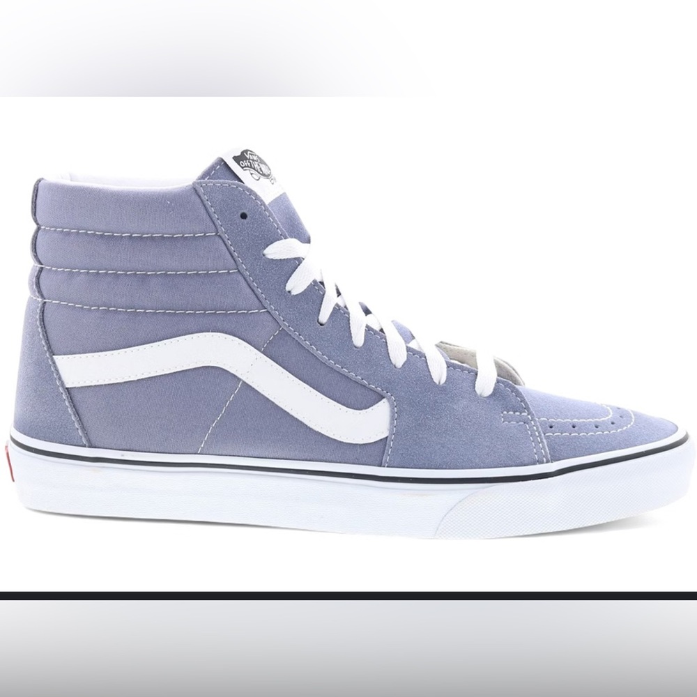 Vans Suede High-Tops in Gray and White